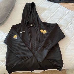 Black Pitt Cheer Zip-up Hoodie
